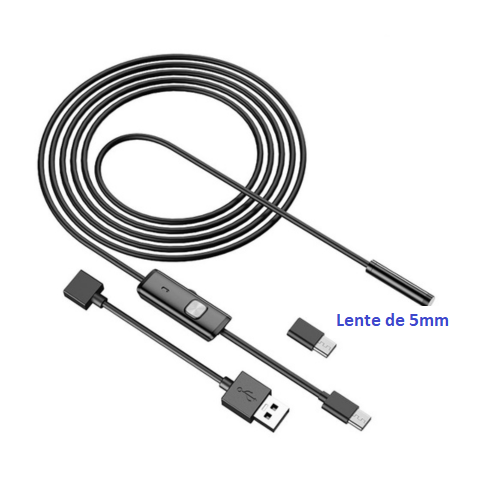 Cámara Endoscópica Android 3 en 1